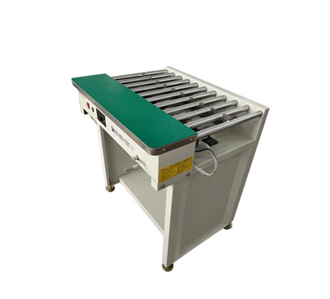 爐后可對接無軌道網帶線 皮帶線 自動校正接駁臺